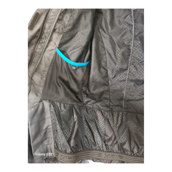 Columbia Whirlbird Interchangable Jacket (SHELL ONLY) Green/Black Plaid, W XS - Picture 8 of 16